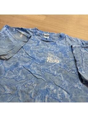 Vintage Twin Peaks All Over Print Tie Dye T Shirt XXL Single Stitch